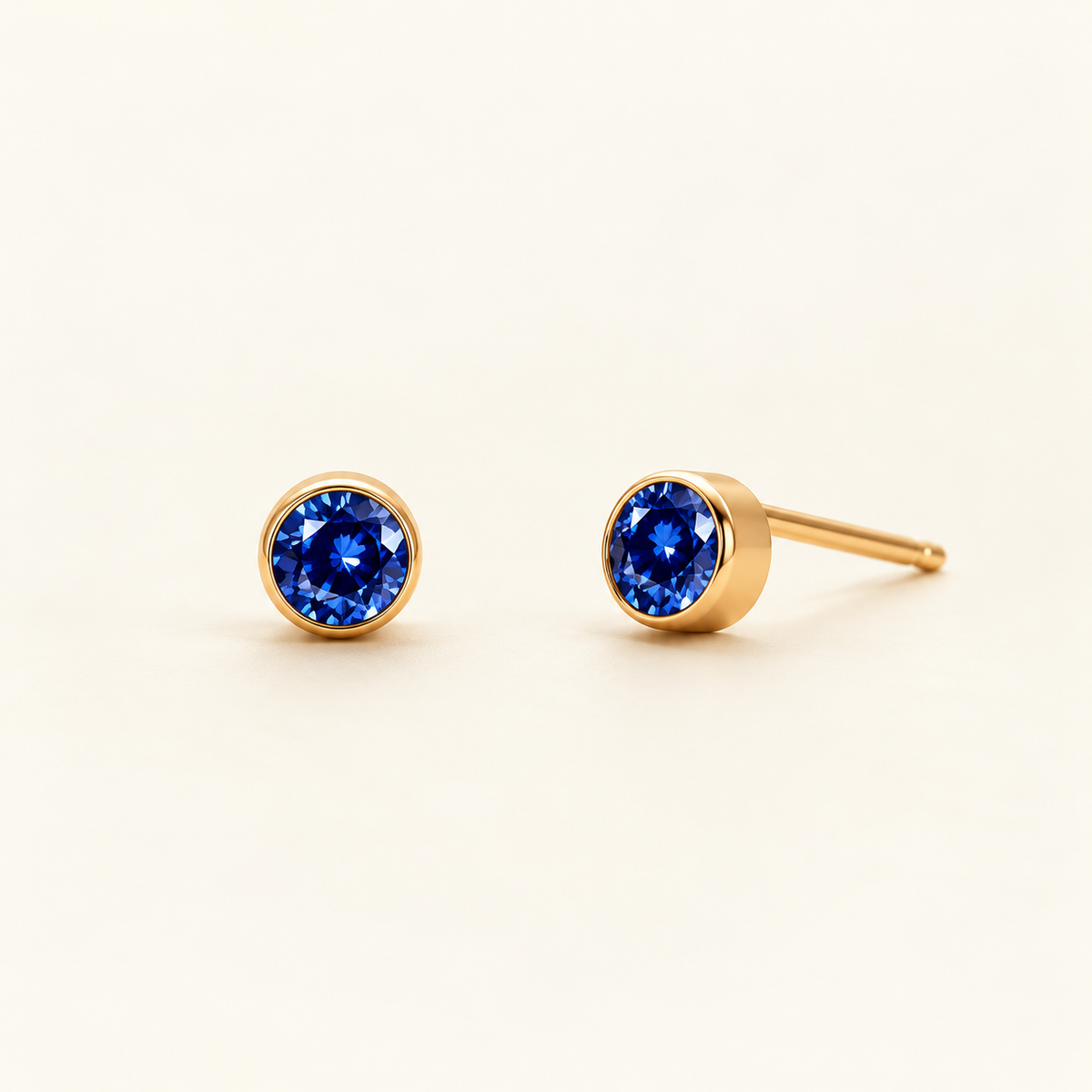 Birthstone stud earrings