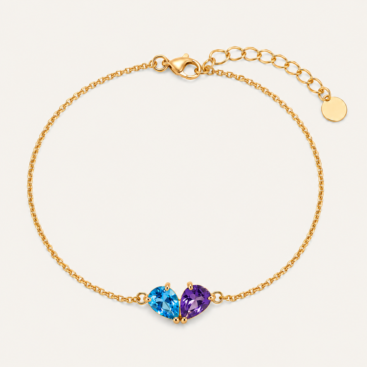 Two Birthstone Bracelet