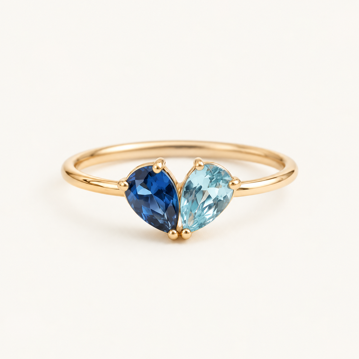 Birthstone Heart Ring