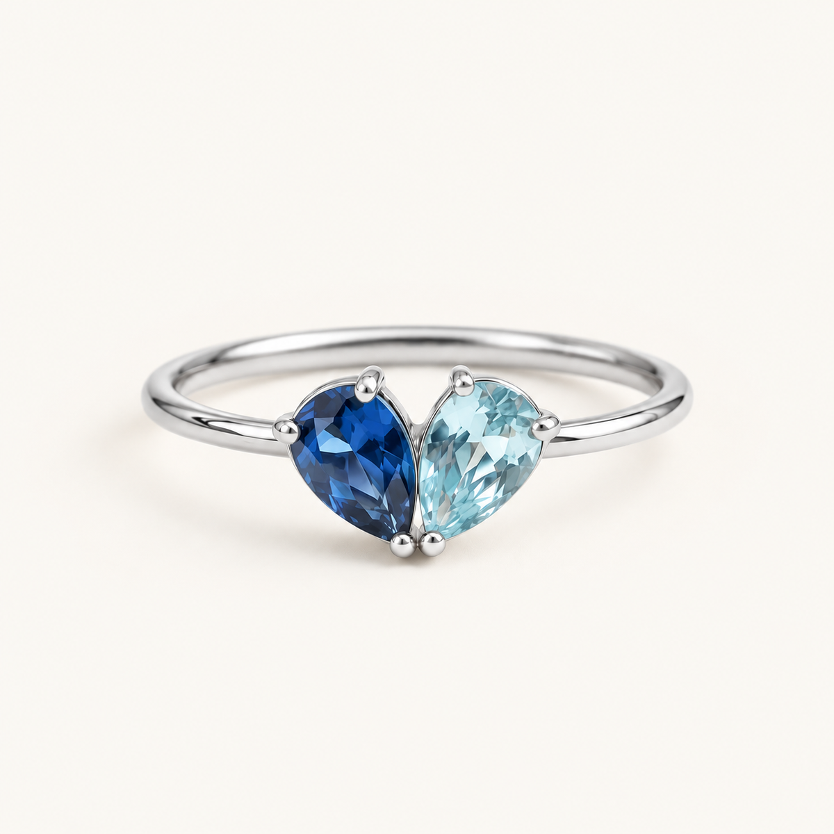 Birthstone Heart Ring